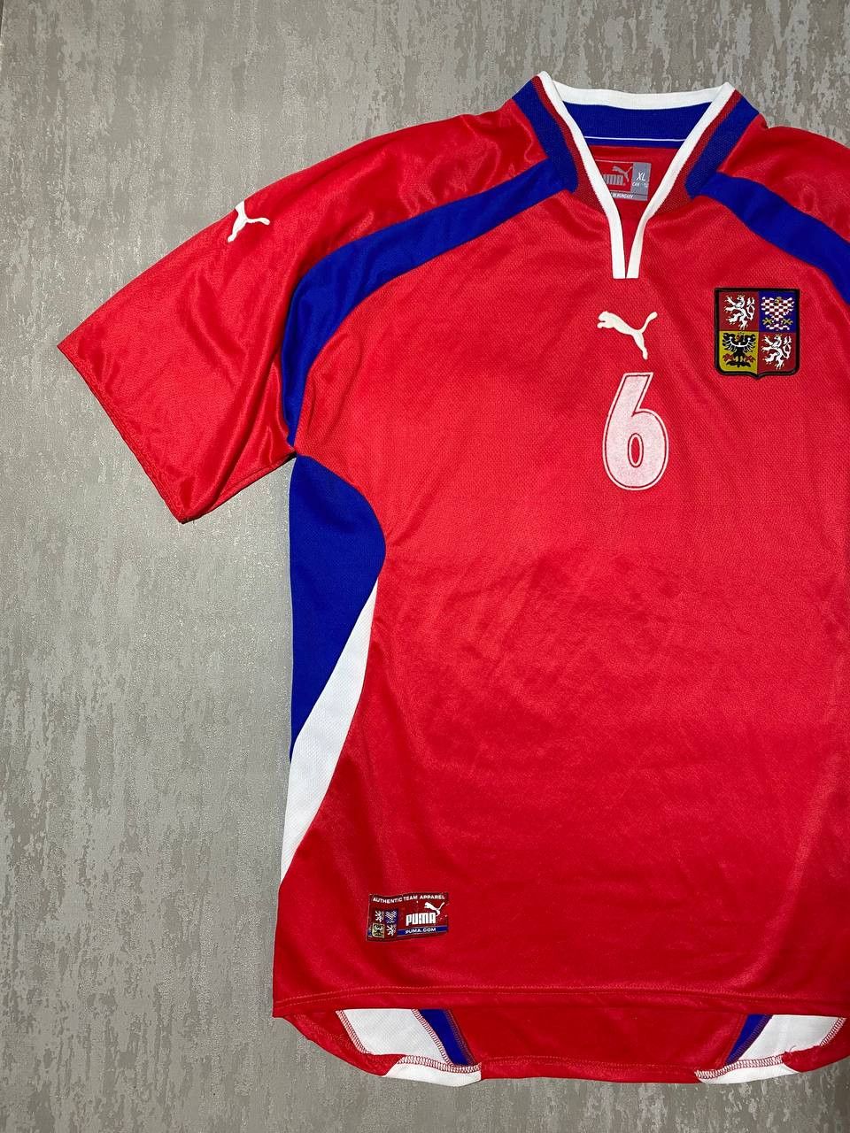 Puma PUMA Czech Republic Vintage 2000-02 Football Soccer Jersey Size US XL / EU 56 / 4 - 2 Thumbnail