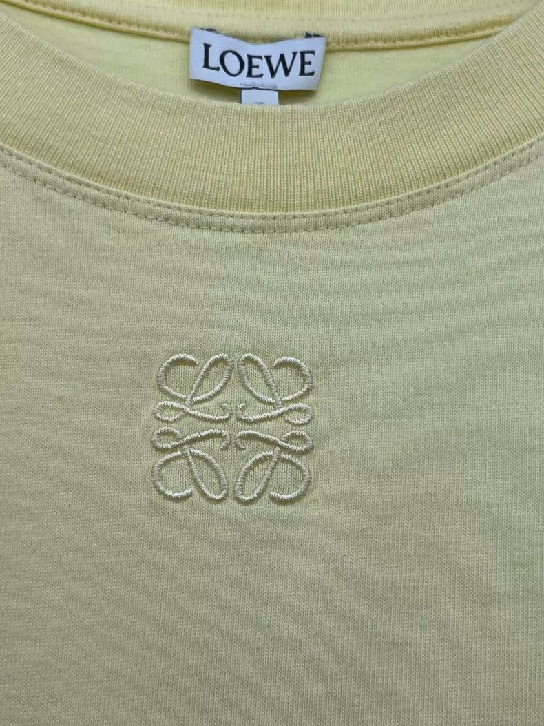 Loewe LOEWE Light yellow short-sleeved T-shirt Size M / US 6-8 / IT 42-44 - 3 Thumbnail