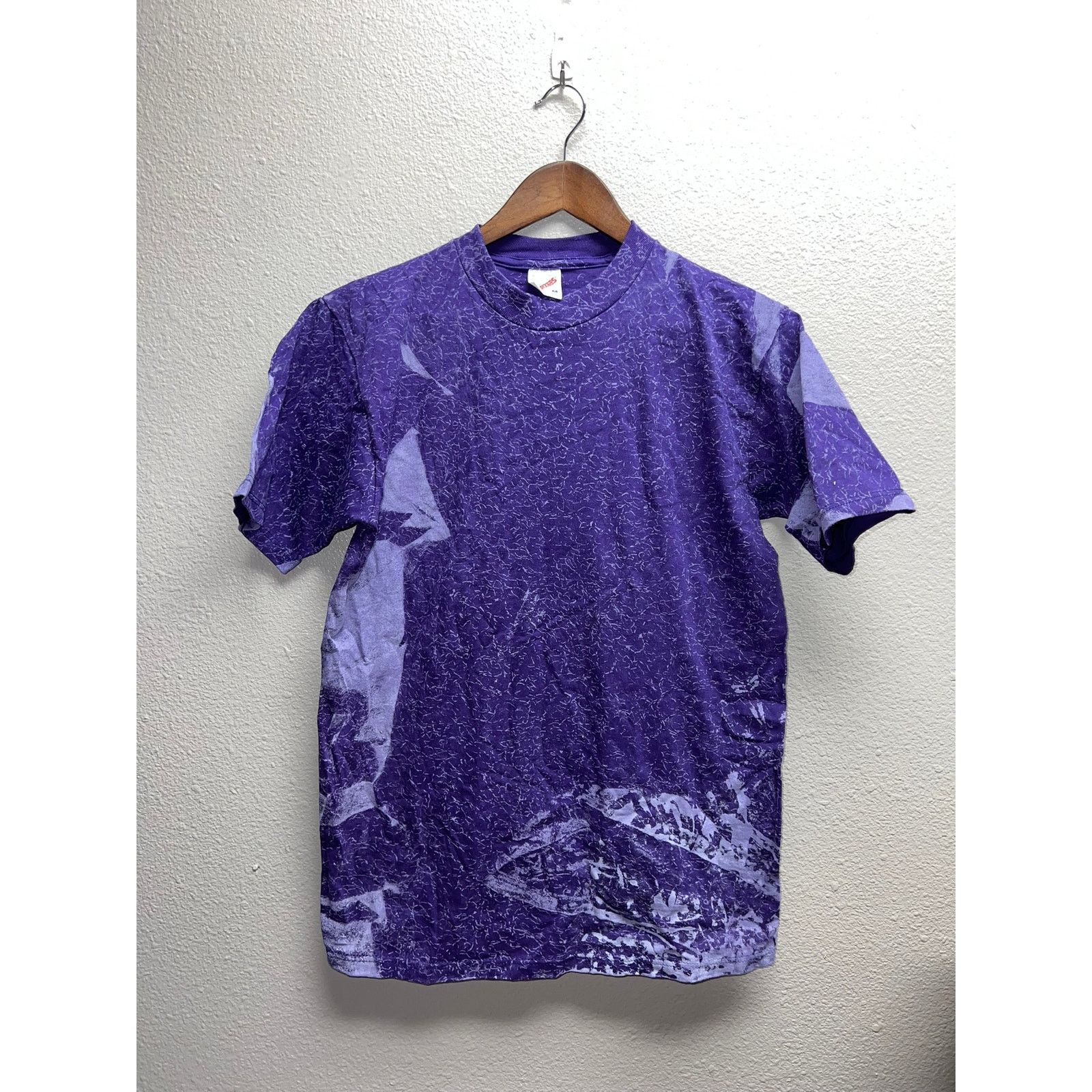 Jerzees 90s Vintage Jerzees Purple Blank Paint Shirt Tee VTG 1990s M Size US M / EU 48-50 / 2 - 1 Thumbnail