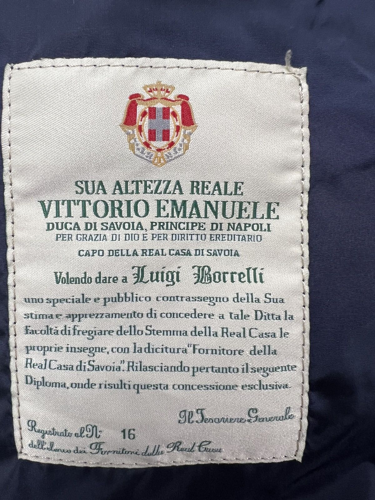 Luigi Borrelli Luigi Borrelli Napoli Quilted Jacket Size US L / EU 52-54 / 3 - 14 Thumbnail