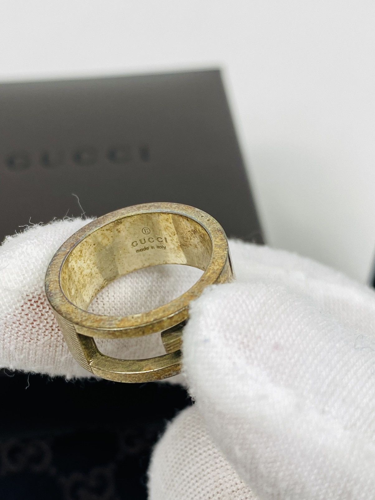 Gucci Gucci .925 Silver G Ring Size IT 11 Size ONE SIZE - 3 Thumbnail