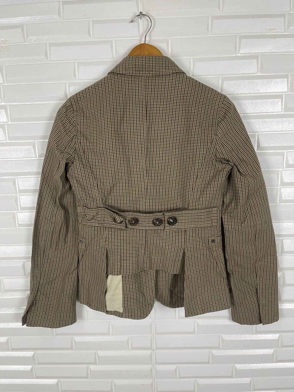 Dsquared2 × Vintage 🔥RARE DSQUARED CROP COTTON JACKET HOUNDSTOOTH Size US S / EU 44-46 / 1 - 4 Thumbnail