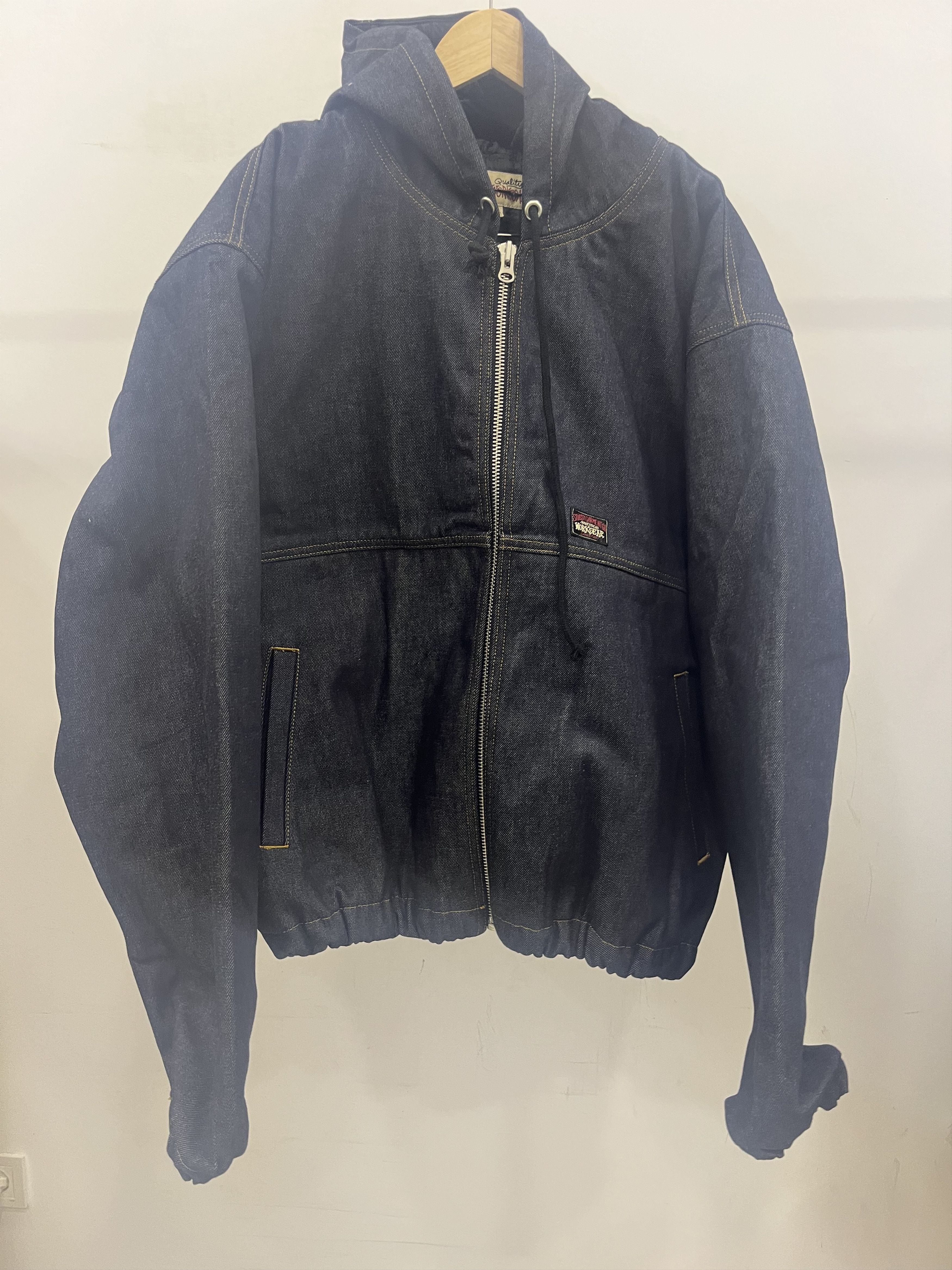 Stussy INSULATED WORK JACKET RAW DENIM Size US XXL / EU 58 / 5 - 5 Thumbnail