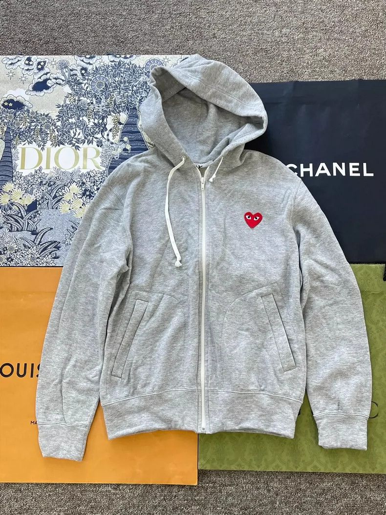 Comme des Garcons Comme des Garcons Grey love coat Size M / US 6-8 / IT 42-44 - 2 Thumbnail