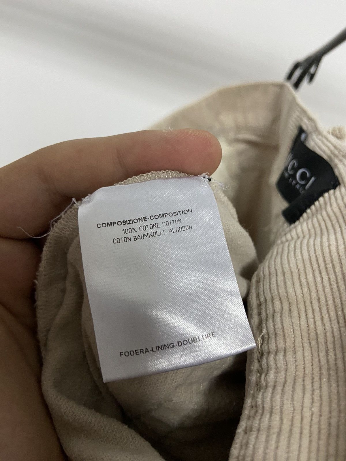 Gucci × Vintage Gucci Corduroy Pants Italy Vintage Casuals small Logo Size US 32 / EU 48 - 7 Thumbnail