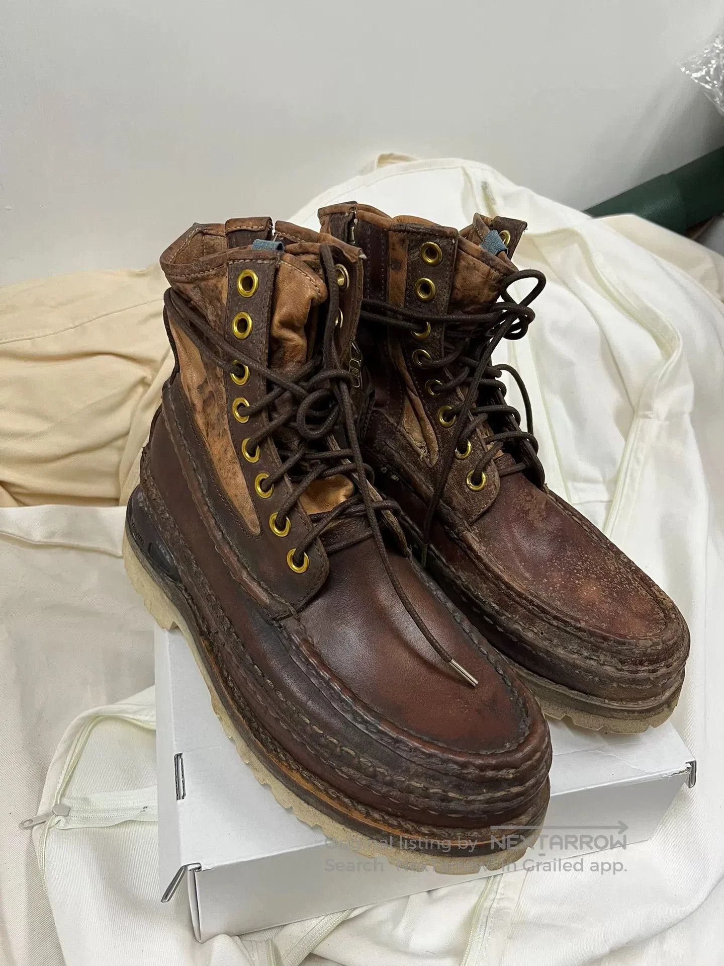 Visvim visvim grizzly mid boots in brown. Size US 9 / EU 42 - 4 Thumbnail