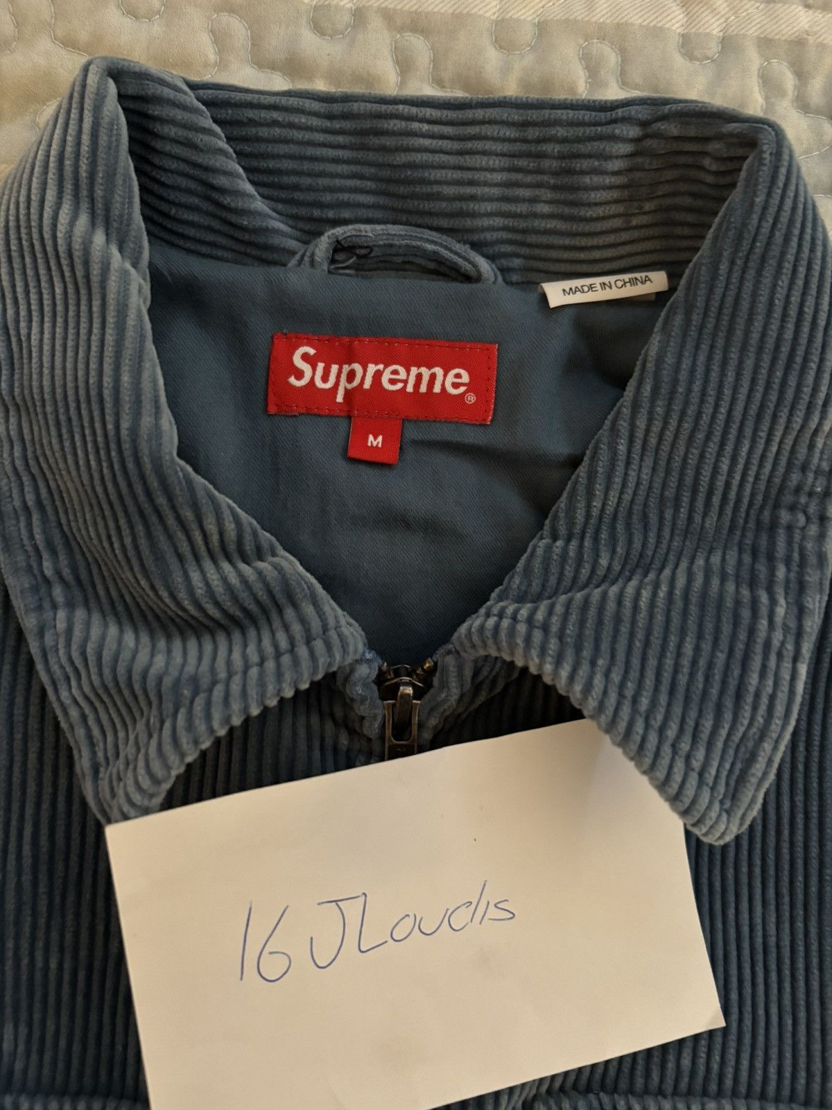Supreme Supreme corduroy zip up jacket Size US M / EU 48-50 / 2 - 3 Thumbnail