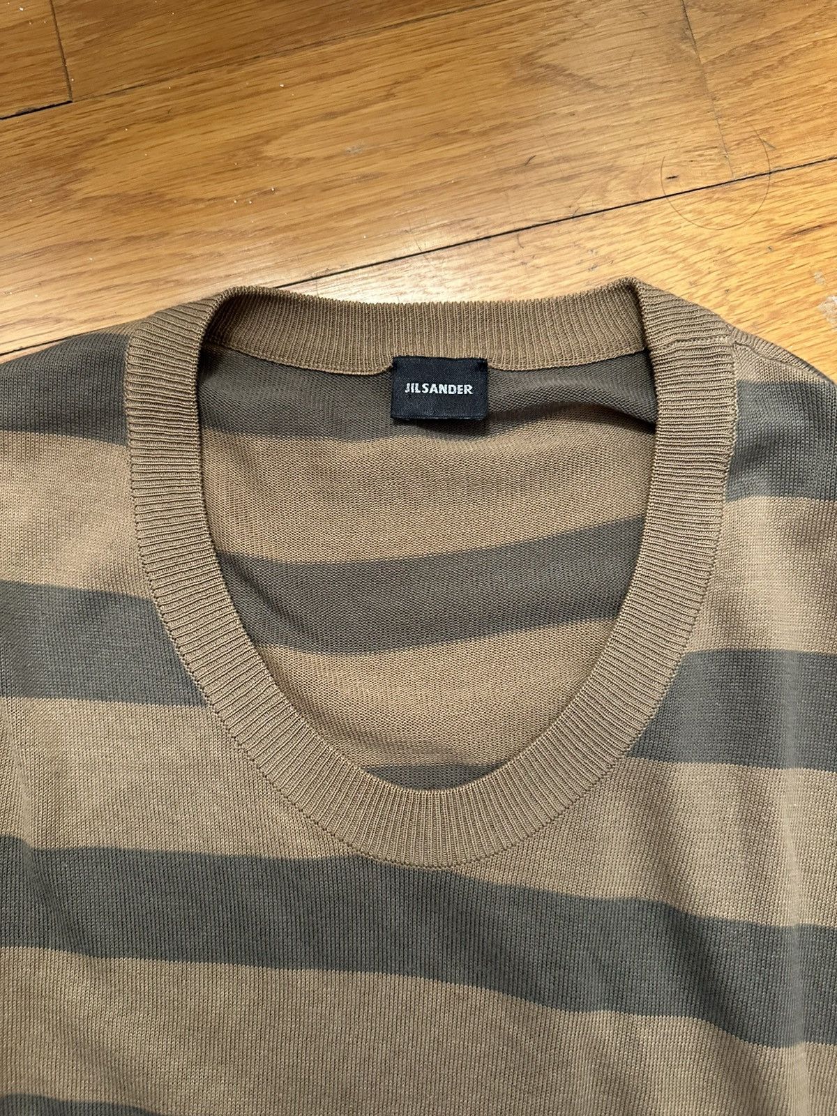 Jil Sander Jil Sander | 2003 | Striped Cashmere Knit Jumper Size US M / EU 48-50 / 2 - 2 Thumbnail