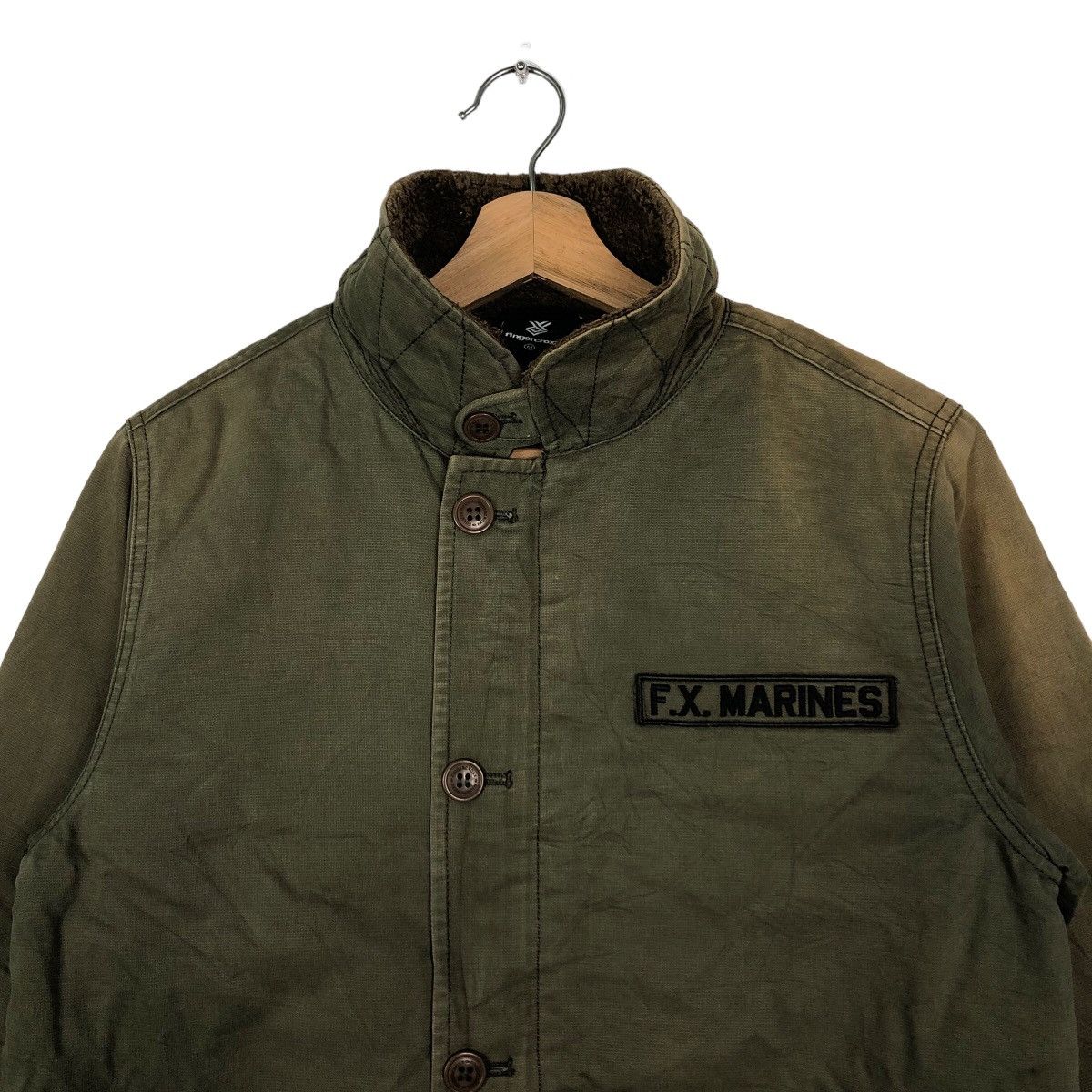 Japanese Brand 🔥Sun Faded Design Hunting Jacket F.X. Marines Military Size US M / EU 48-50 / 2 - 3 Thumbnail