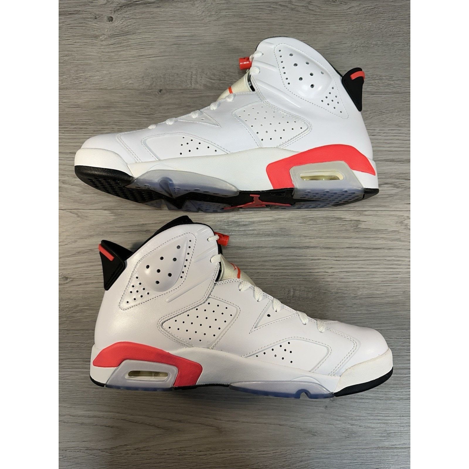 Jordan Brand Air Jordan 6 Retro White Infrared 2014 - Size 12.5 Size US 12.5 / EU 45-46 - 3 Thumbnail
