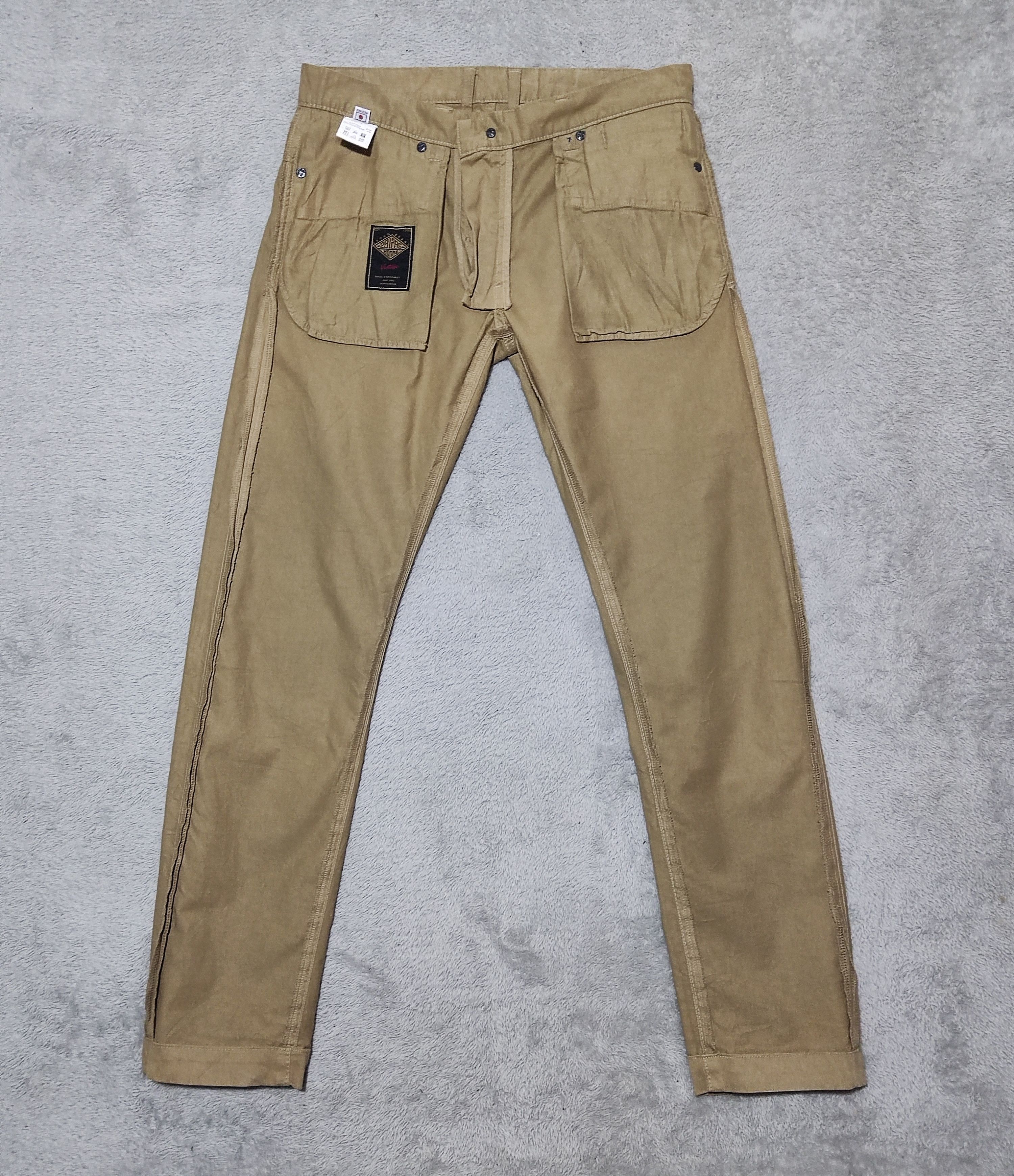 291295=Homme Vintage 90s 291295=HOMME Slim Straight Trousers Rude Style Size US 30 / EU 46 - 13 Thumbnail