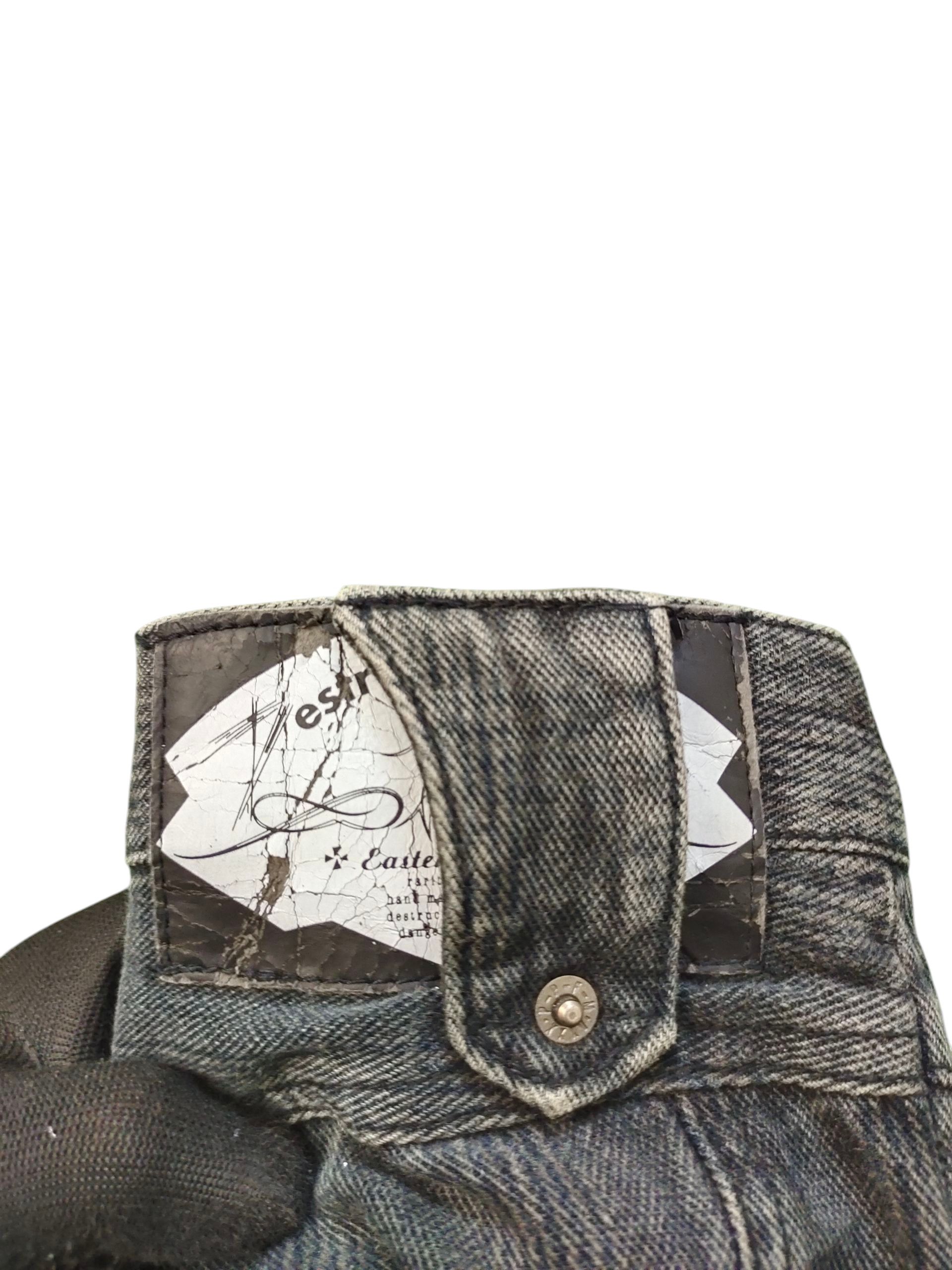 PPFM Ppfm Multi Pocket Zipper Denim Pants Punks Gothic Style Size US 32 / EU 48 - 10 Thumbnail
