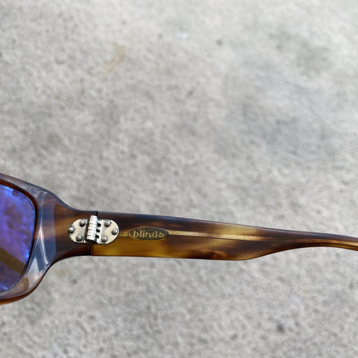 Designer × Vintage vintage Blinde Bambino Sunglasses browm tiger RARE logo Size ONE SIZE - 4 Thumbnail