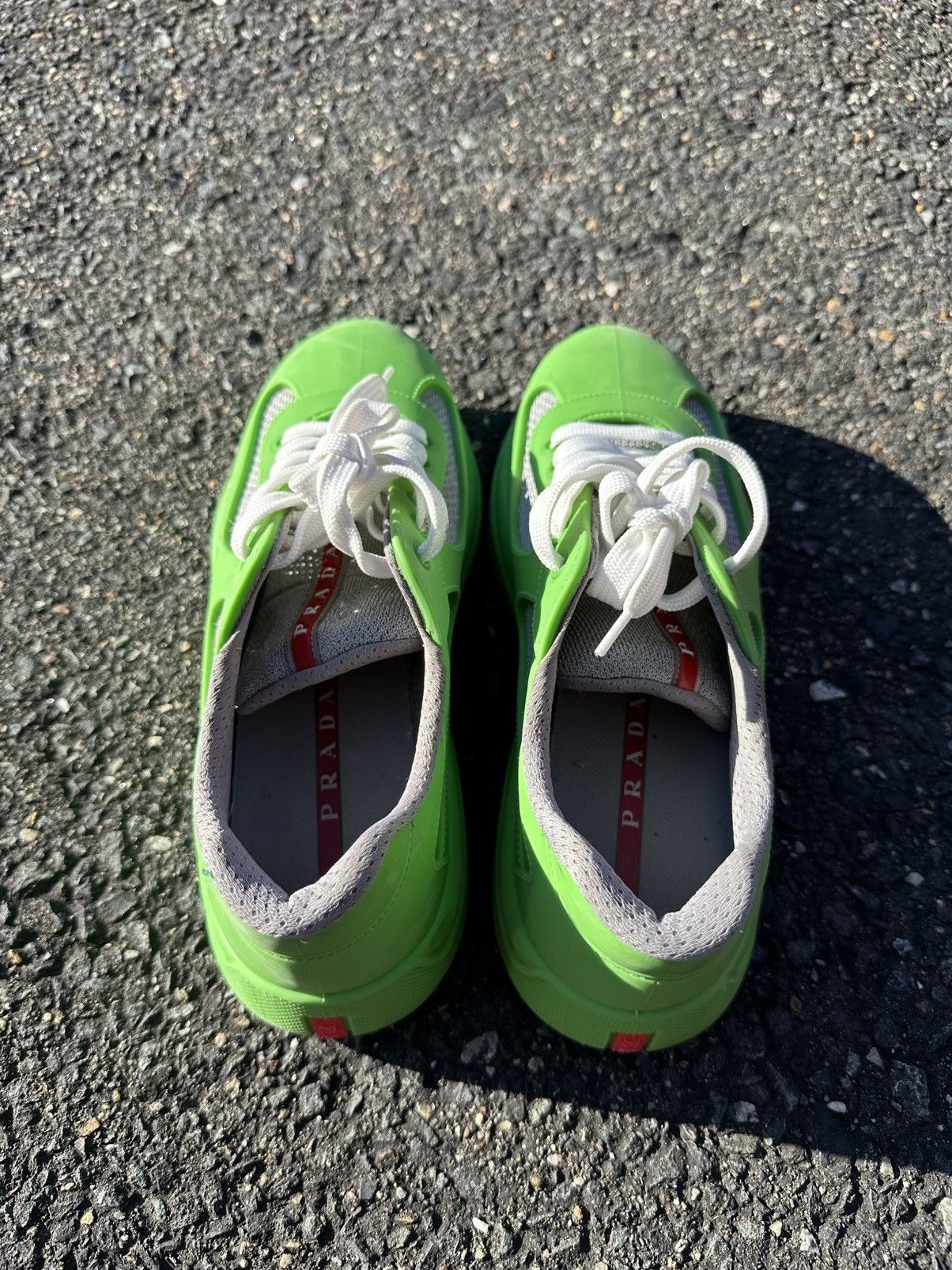 Prada Prada America’s Cup Soft Rubber Green Size US 6 / EU 39 - 13 Thumbnail