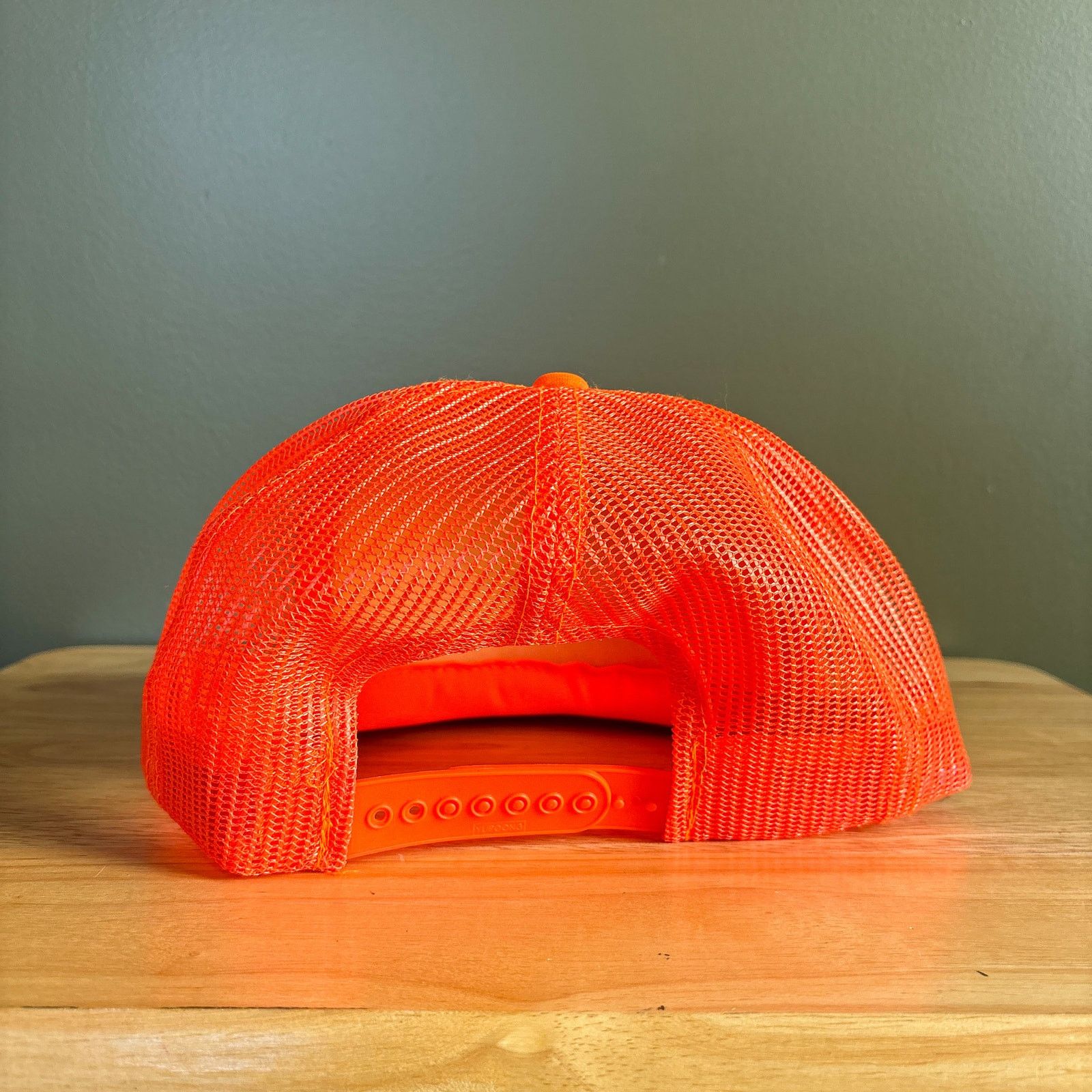 Yupong Vintage Jones & Sons Truck Orange Mesh Trucker Snapback Hat Size ONE SIZE - 4 Thumbnail