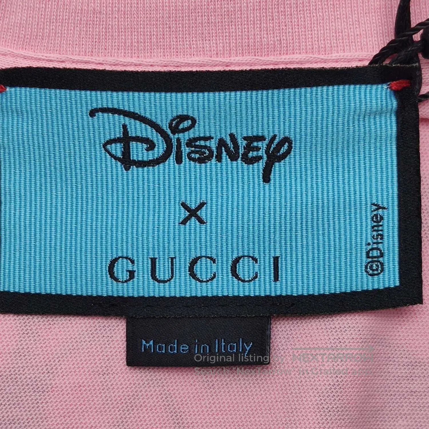Gucci Gucci XS Pink Cotton Round Neck Graphic T. Size XS / US 0-2 / IT 36-38 - 3 Thumbnail