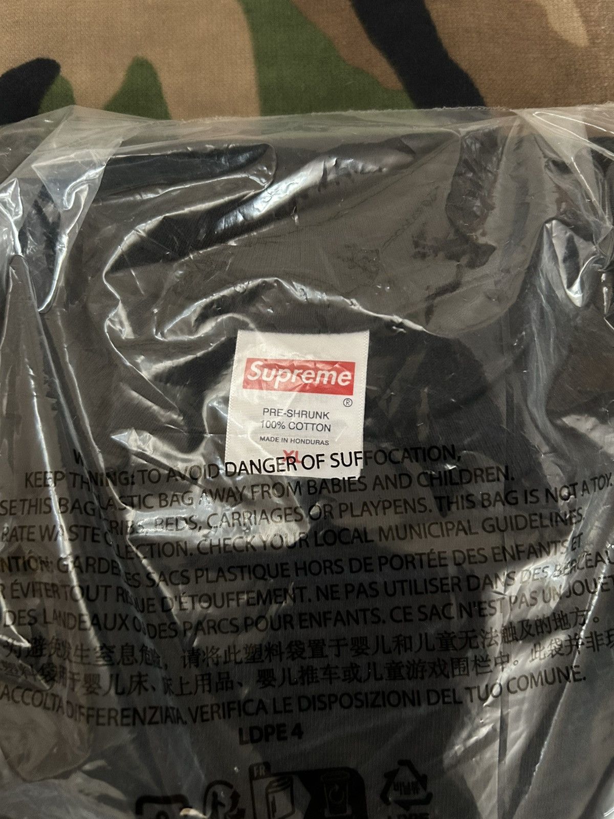 Supreme Supreme RX Tee Black XL FW25 Size US XL / EU 56 / 4 - 4 Thumbnail