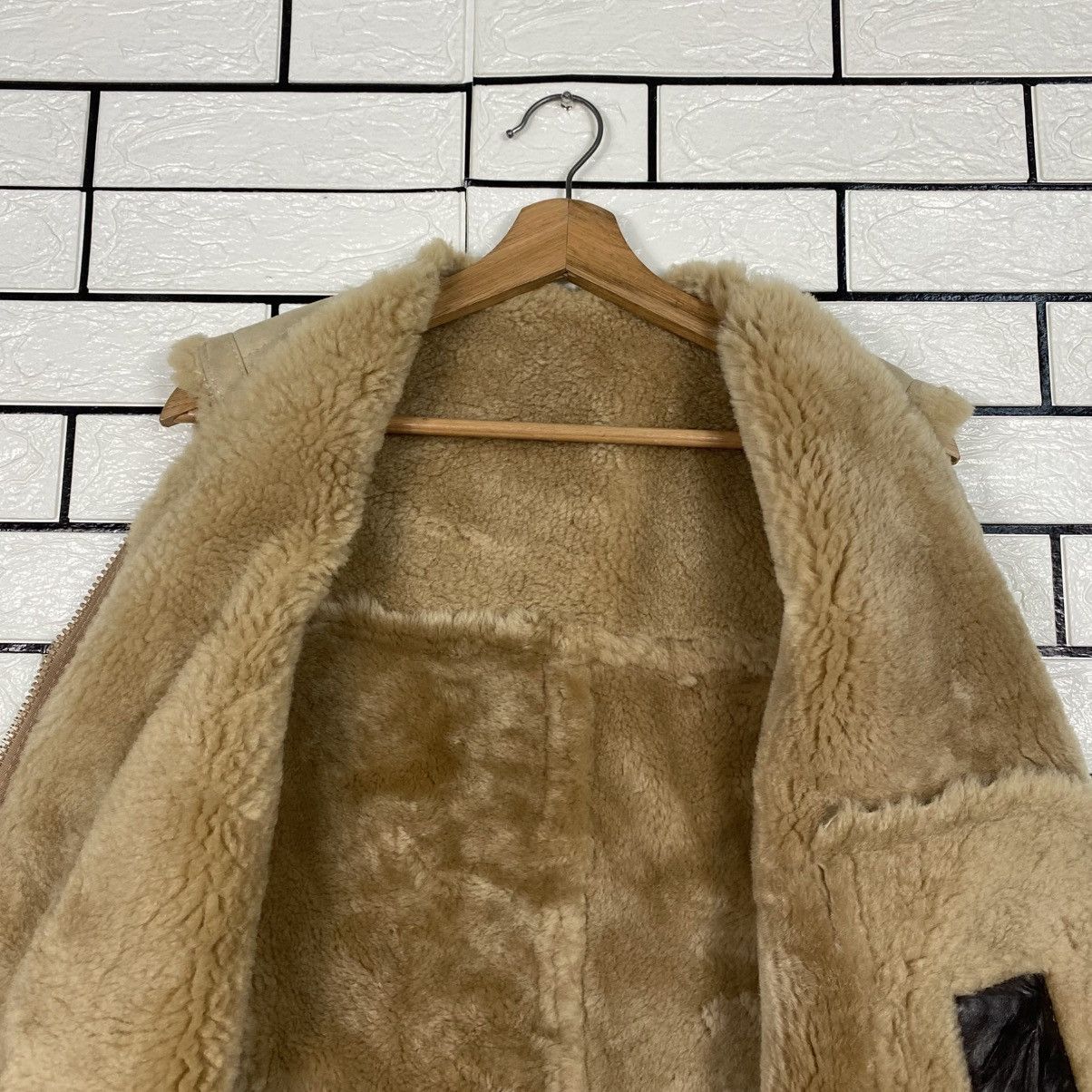 Japanese Brand 📌Vintage Blanket Shearling Leather Jacket Issey Miyake Size US M / EU 48-50 / 2 - 16 Thumbnail
