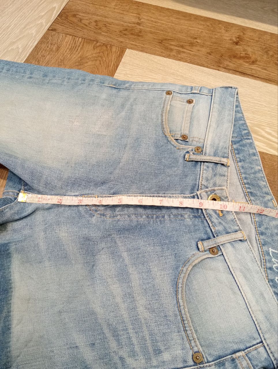 Japan Blue JAPAN BLUE LOT JB2301 LA BREA LIGHT BLUE DENIM JEANS Size US 29 - 18 Thumbnail