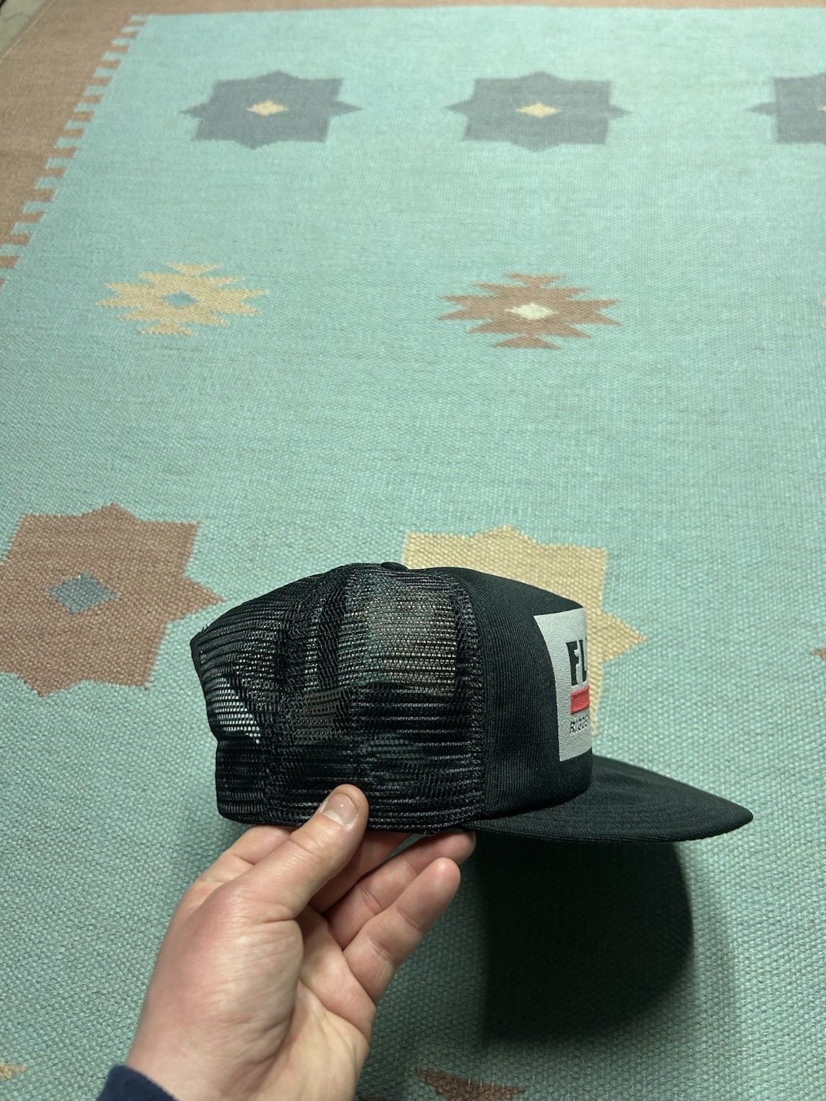 Vintage Vtg 80s trucker hat Flint riggers erectors Michigan new era Size ONE SIZE - 8 Thumbnail