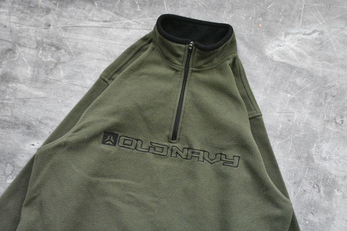 Old Navy × Vintage Vintage Y2K Old Navy Fleece Halfzip Pullover (XL) Size US XL / EU 56 / 4 - 2 Thumbnail