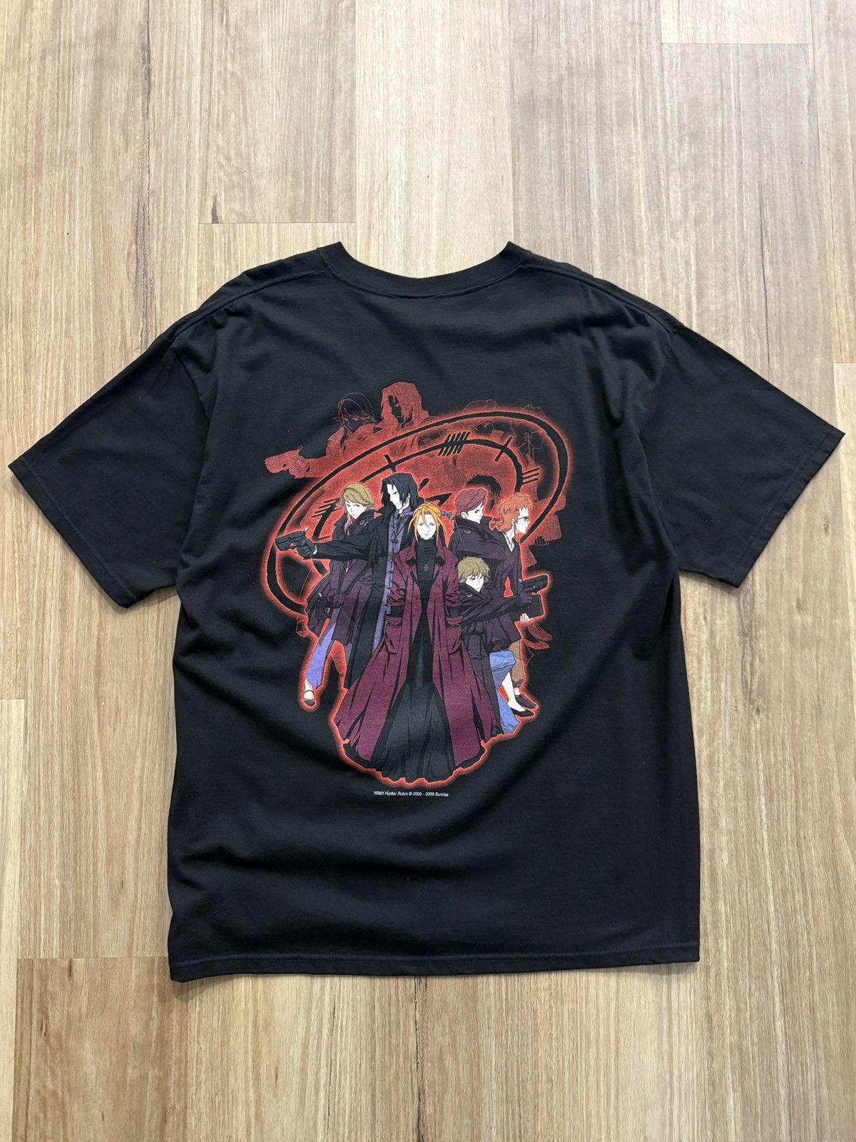 Vintage Witch Hunter Robin 2002-2003 Anime Manga T-Shirt Y2K