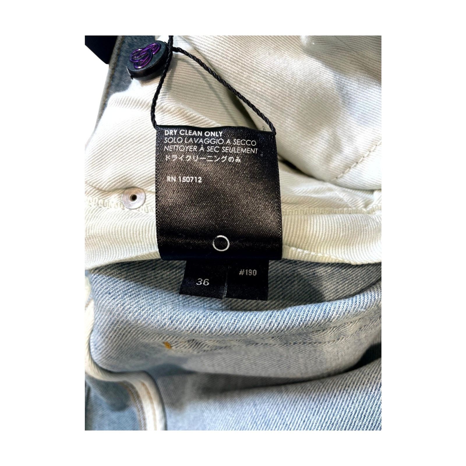 Amiri Amiri Splatter Stripe Light Wash & Neon Jeans Size US 36 / EU 52 - 6 Thumbnail