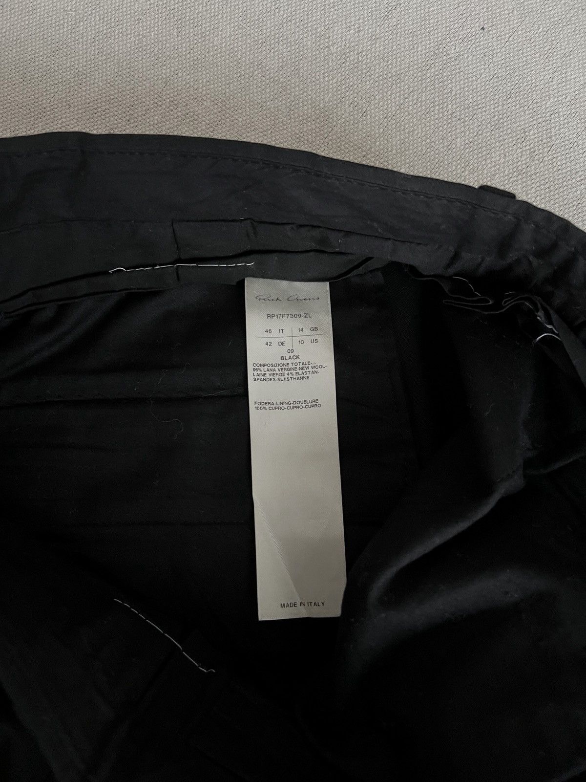 Rick Owens Rick Owens FW17 ‘MASTODON’ Cropped Astaires Size 32" / US 10 / IT 46 - 6 Thumbnail