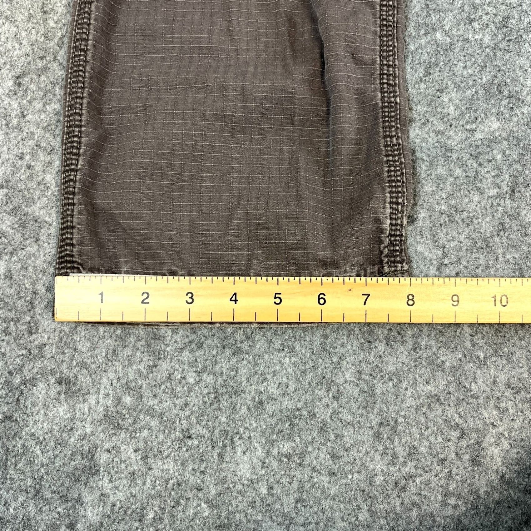 Carhartt Carhartt Mens Cargo Trousers Pants Relaxed Fit 28 Grey Ripstop Combat Utility Canvas 5-Pocket Dry? No. Size US 28 / EU 44 - 3 Thumbnail