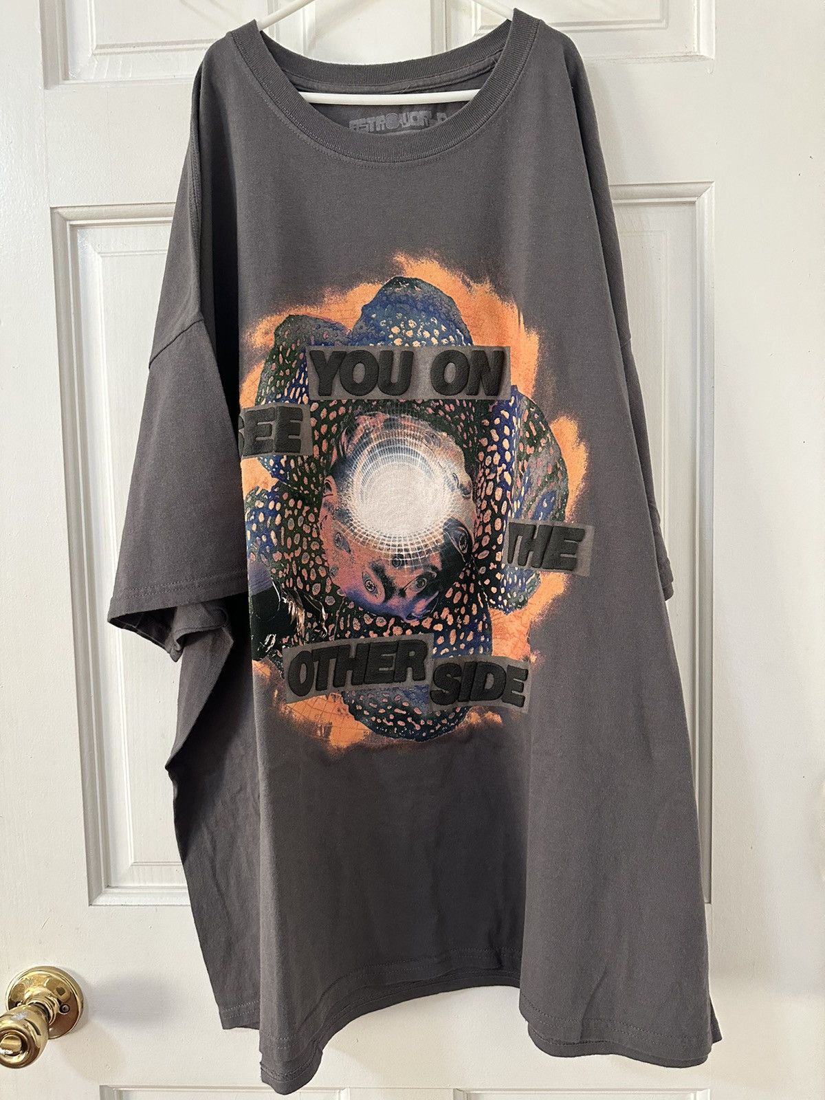 image of Travis Scott Utopia Shirt in Grey, Men's (Size XL)