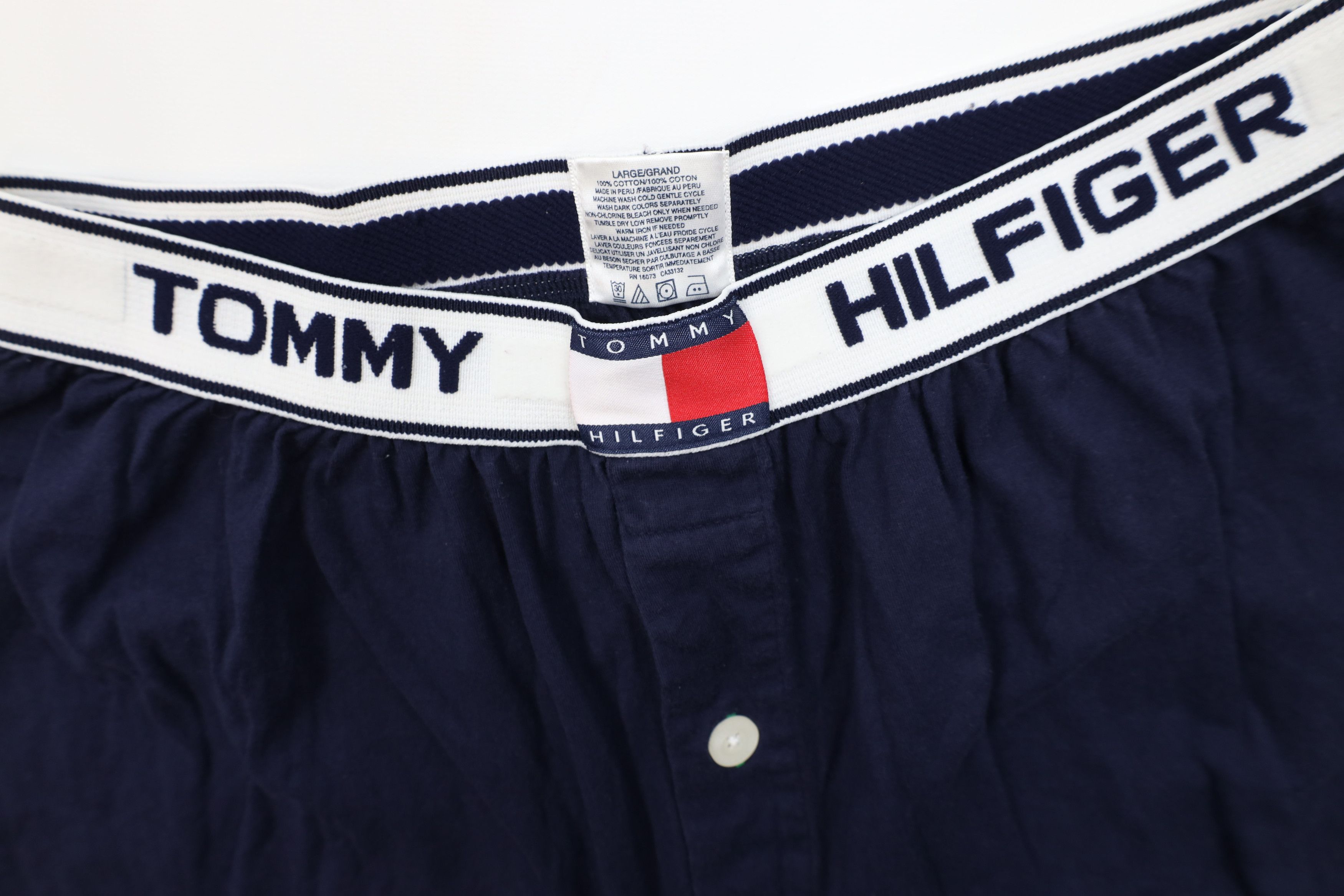 Tommy Hilfiger Vintage 90s Y2K Tommy Hilfiger Spell Loungewear Pajama Pants Size US 36 / EU 52 - 5 Thumbnail