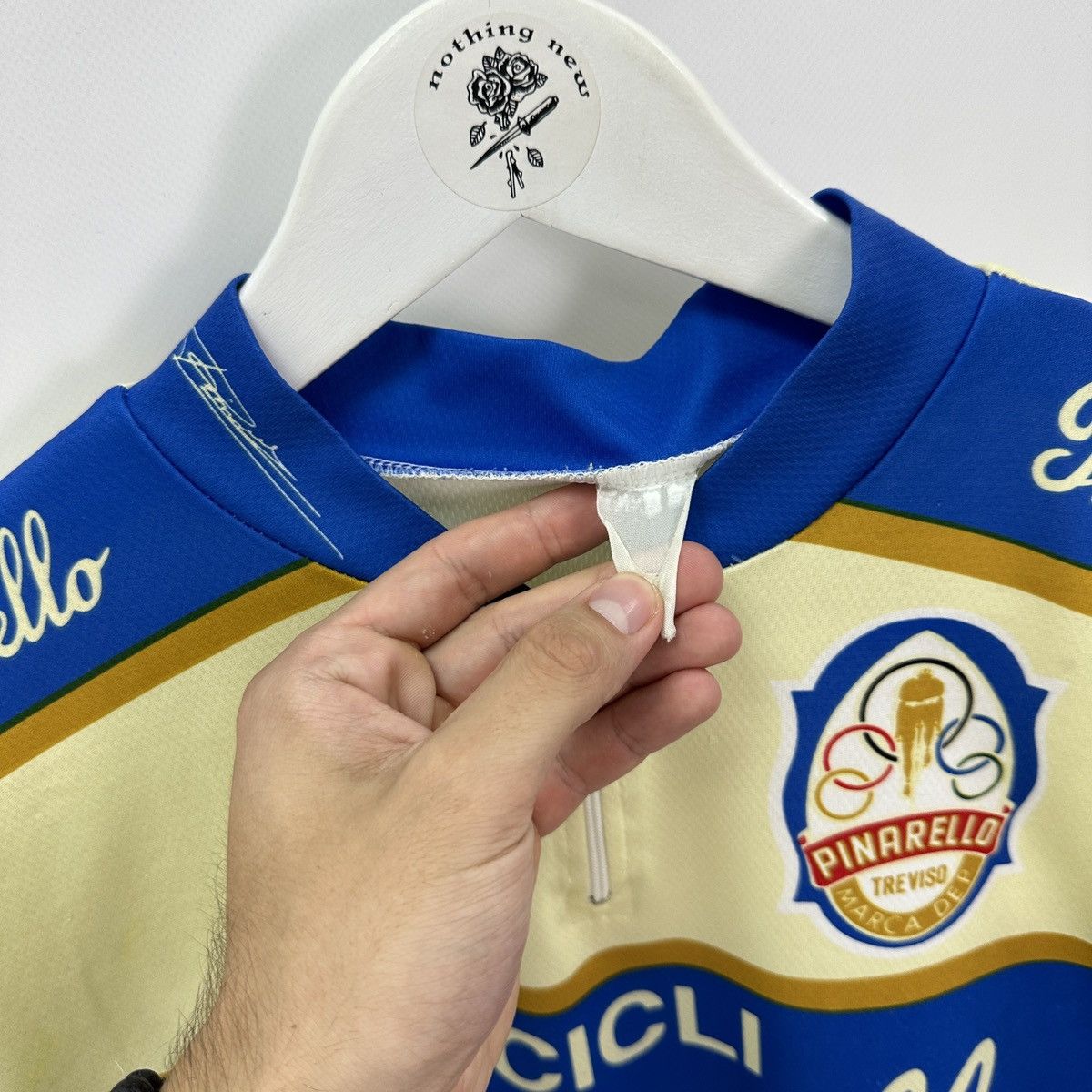 Vintage Vintage 90s Pinarello Cycle Italy jersey y2k bicycle tour Size US M / EU 48-50 / 2 - 7 Thumbnail
