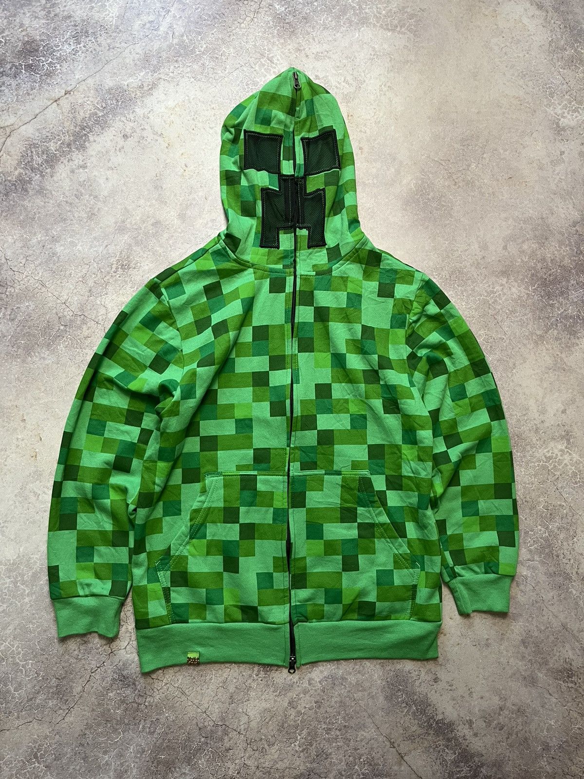Japanese Brand × Streetwear 🚨🚨CRAZY Y2k Full Zip Hoodie Minecraft Bape ...