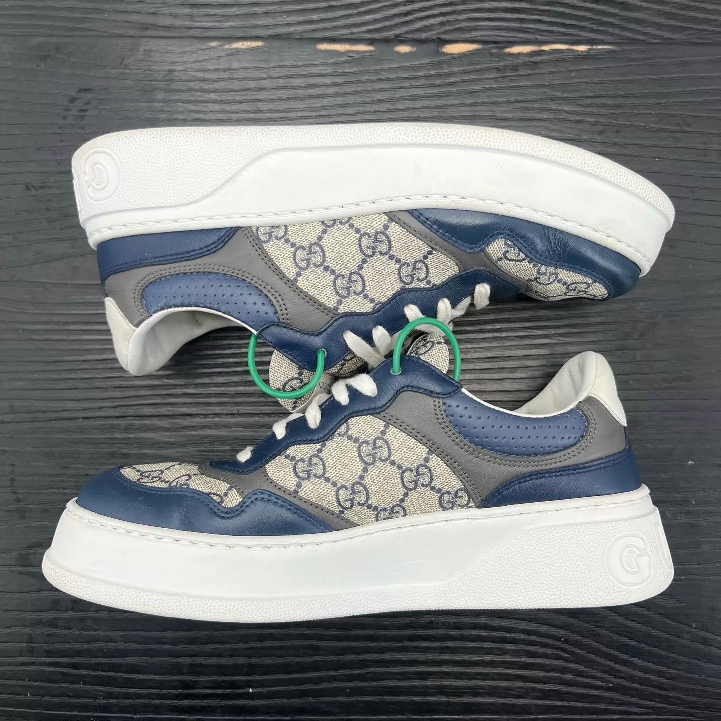 Gucci Gucci Cookie Sneaker White/Blue US7 EU41 Size US 8 / EU 41 - 5 Thumbnail