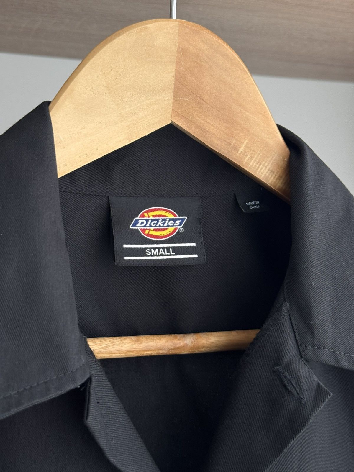Dickies × Vintage Vintage Dickies Genuine Black Pockets Short Sleeved Shirt Size US S / EU 44-46 / 1 - 8 Thumbnail