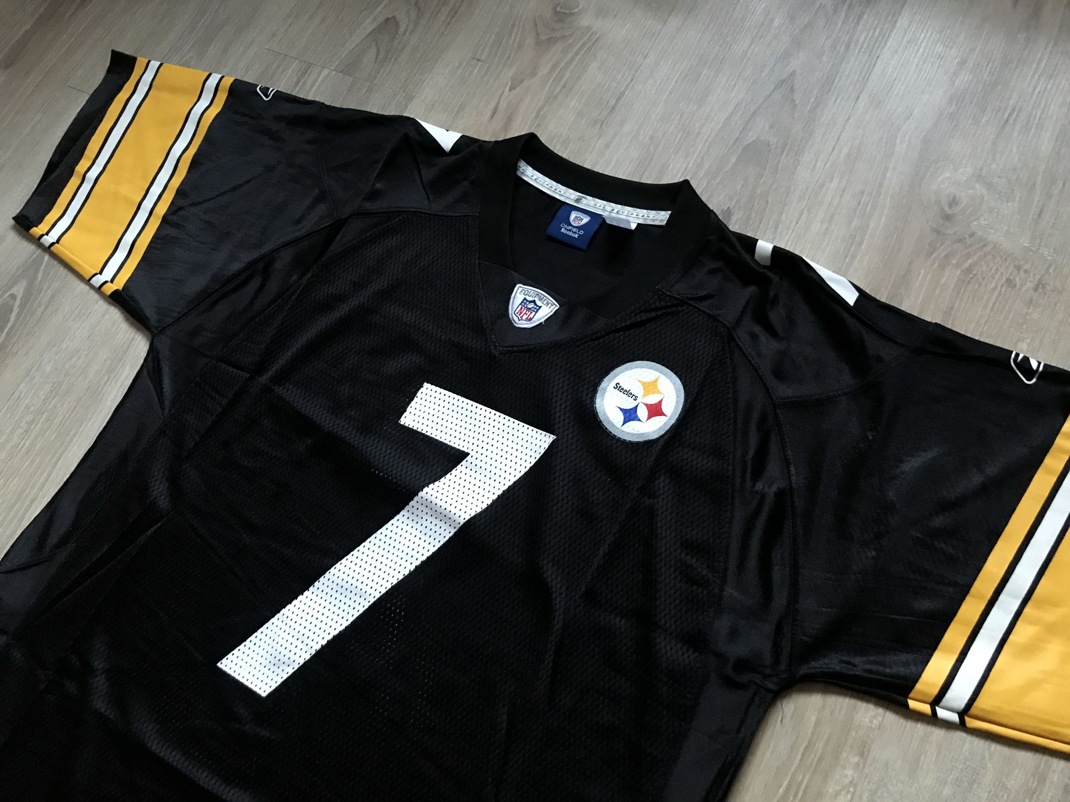 NFL × Reebok × Vintage Reebok NFL Pittsburgh Steelers Ben Roethlisberger #7 Jersey Size US L / EU 52-54 / 3 - 4 Thumbnail