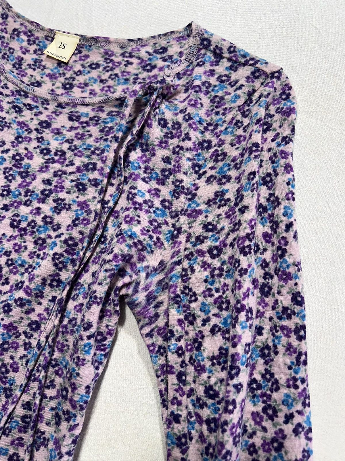 Issey Miyake Sunao kuwahara lavender long-sleeved top Size M / US 6-8 / IT 42-44 - 4 Thumbnail