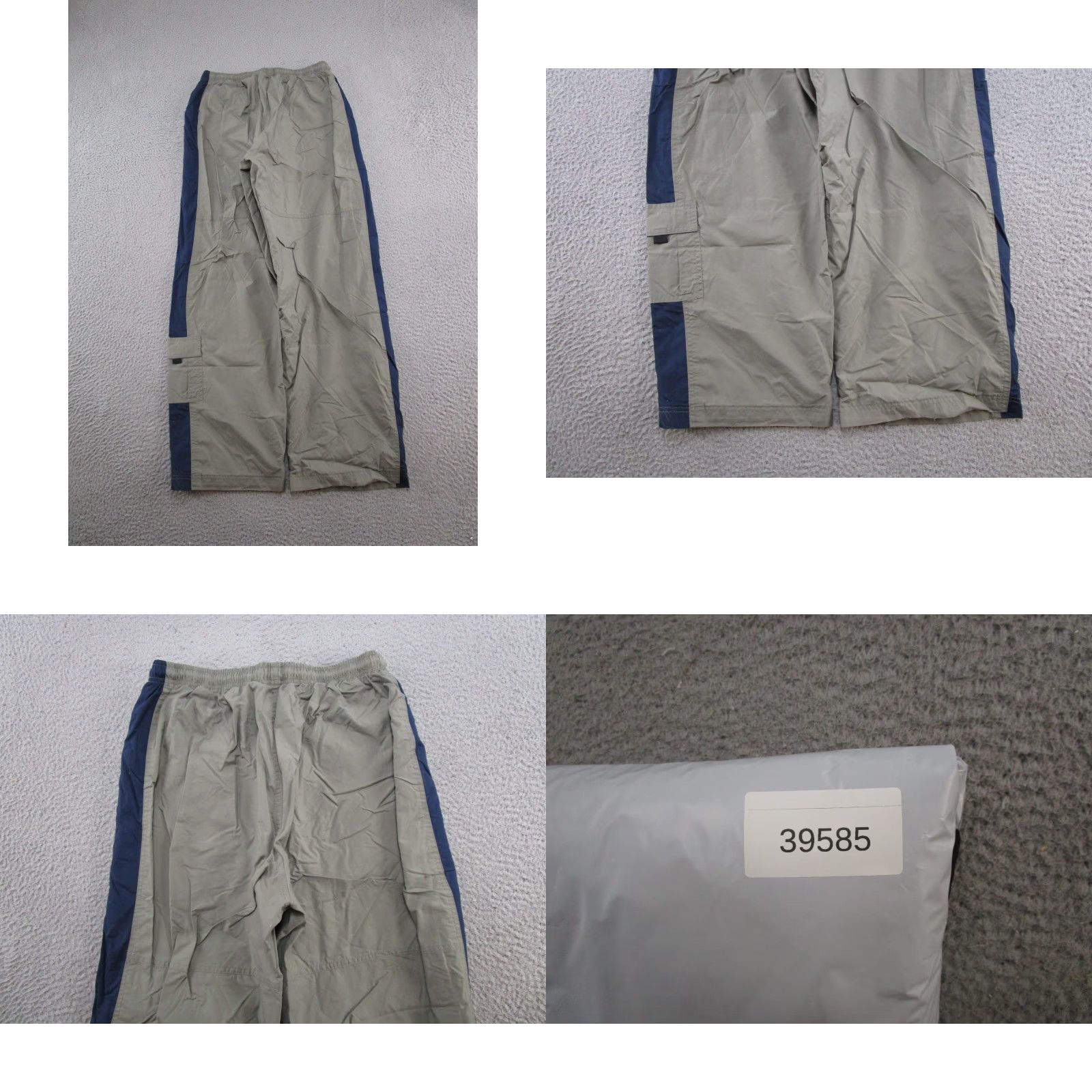 Nike VTG Y2K 2000s Nike Mini Swoosh Lined Track Windbreaker Pants SZ M Elastic Waist Multicolor Mens Size US 31 - 9 Thumbnail