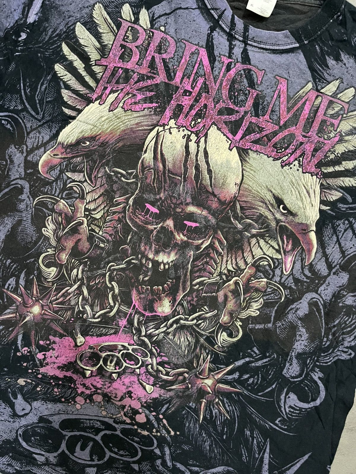 Band Tees Bring me the horizon all over print t-shirt Size US XL / EU 56 / 4 - 3 Thumbnail