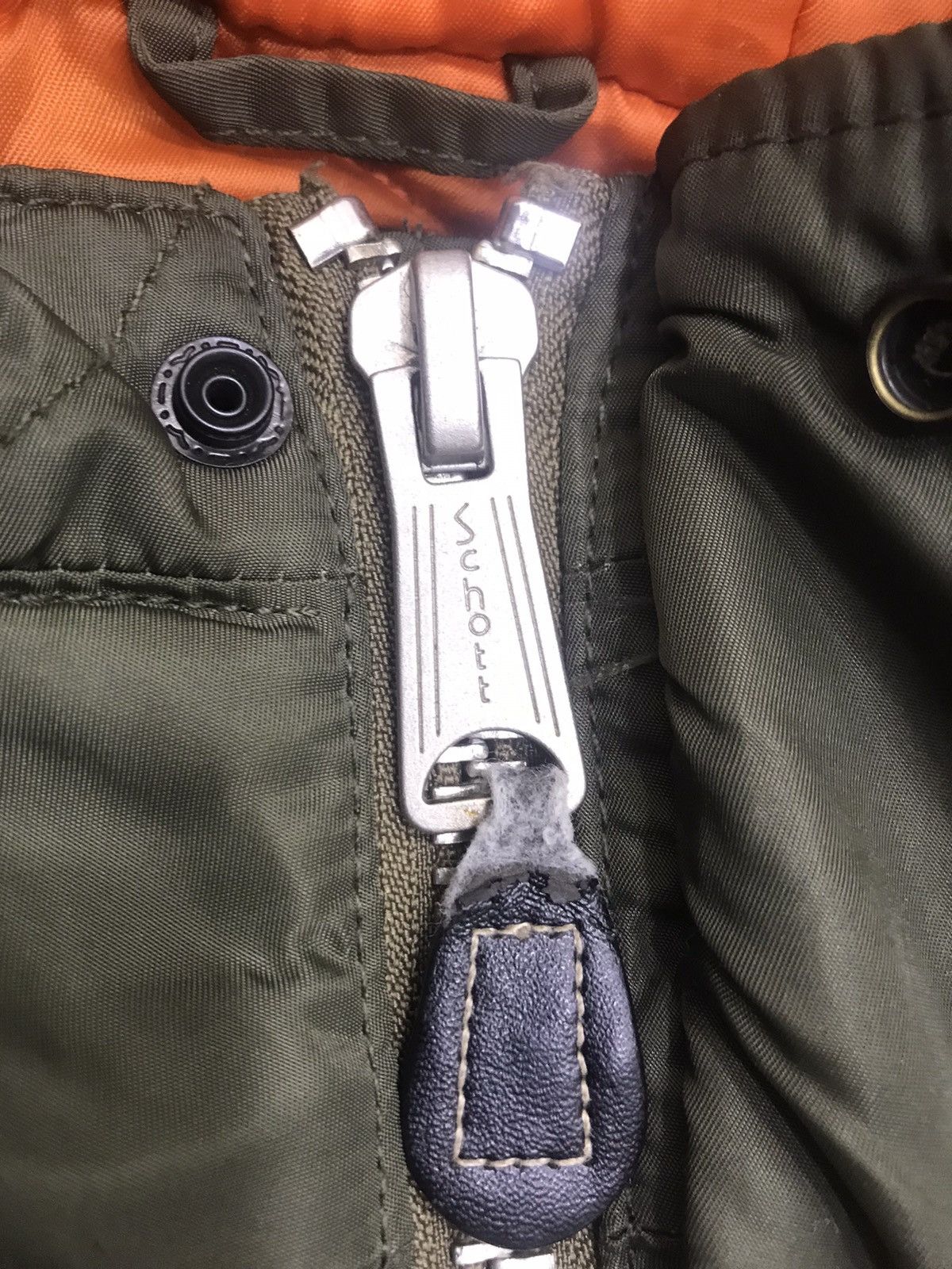 Schott 💥BOMBER💥SCHOTT FLYING JACKET TYPE U BOMBER JACKET F363 Size US L / EU 52-54 / 3 - 19 Thumbnail