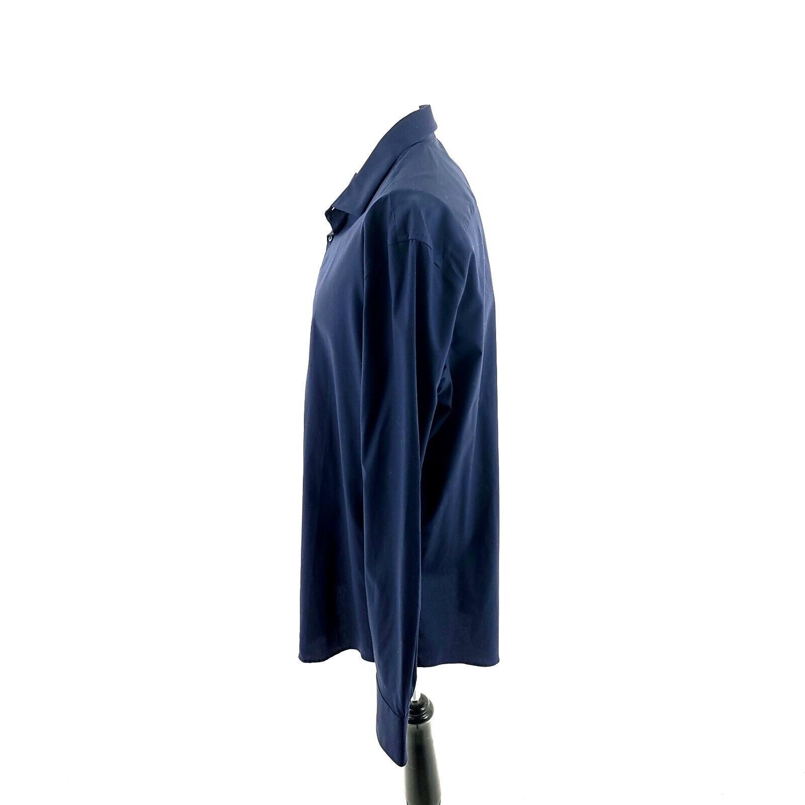 Calibrate NEW Calibrate XL Dark Blue Non Iron Button Front Dress Shirt Size US XL / EU 56 / 4 - 3 Thumbnail