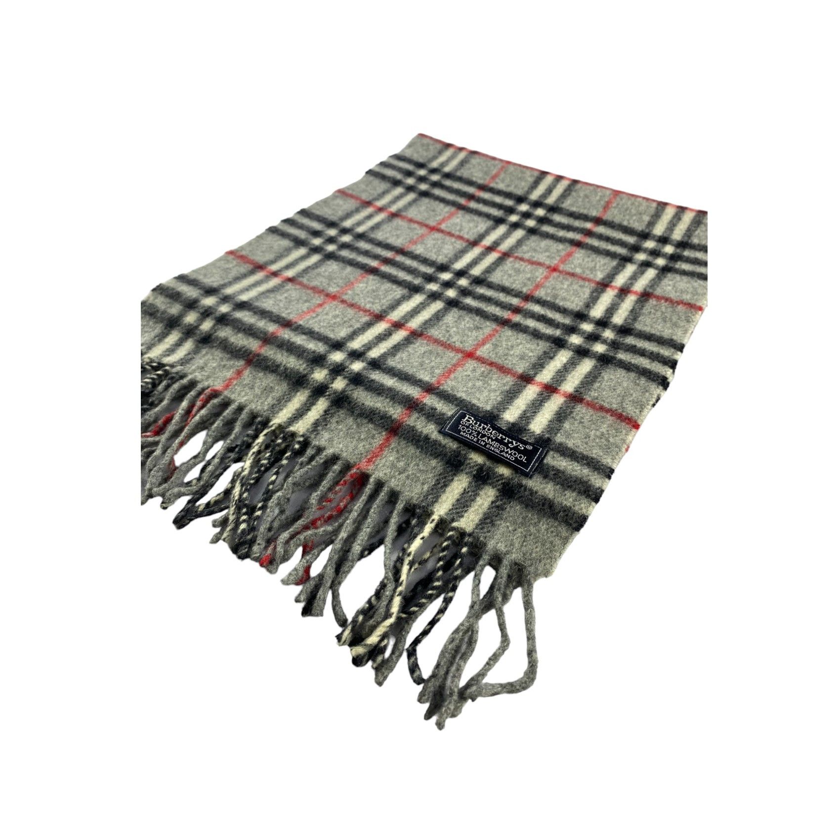 Burberry × Vintage Burberry Scarf / Muffler / Neckwear - WW1023 Size ONE SIZE - 3 Thumbnail