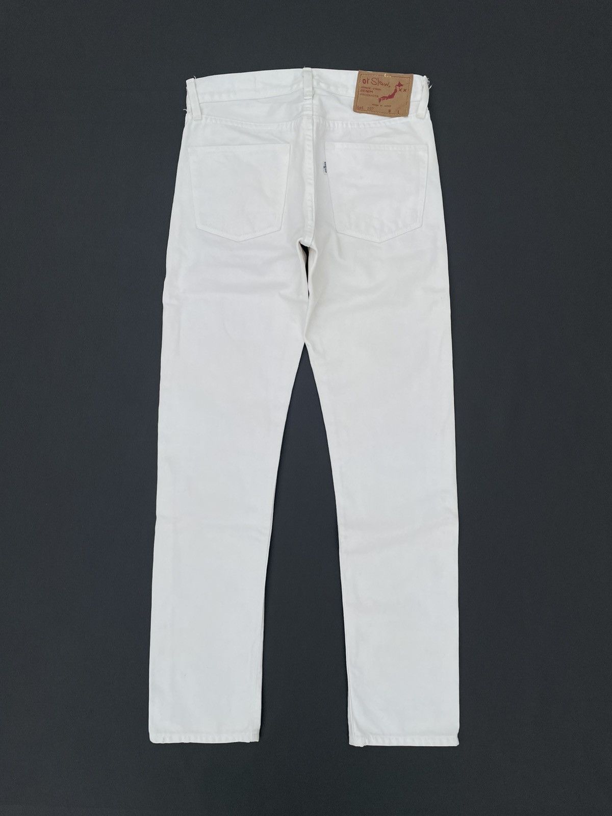 Orslow OrSlow 107 Slim Fit White Size US 29 - 2 Thumbnail