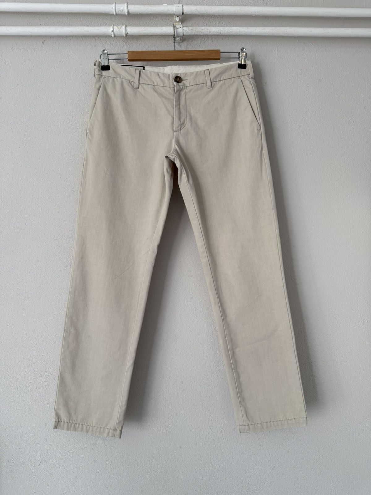 Gucci Embroidered Back Chinos in Beige Twill Size US 32 / EU 48 - 1 Thumbnail