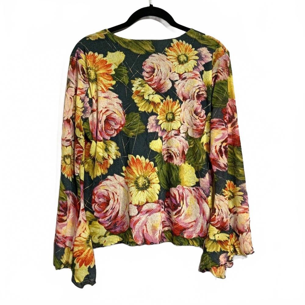 Style & Co Stylish Floral Print Top by Style & Co - Size M Size M / US 6-8 / IT 42-44 - 2 Thumbnail