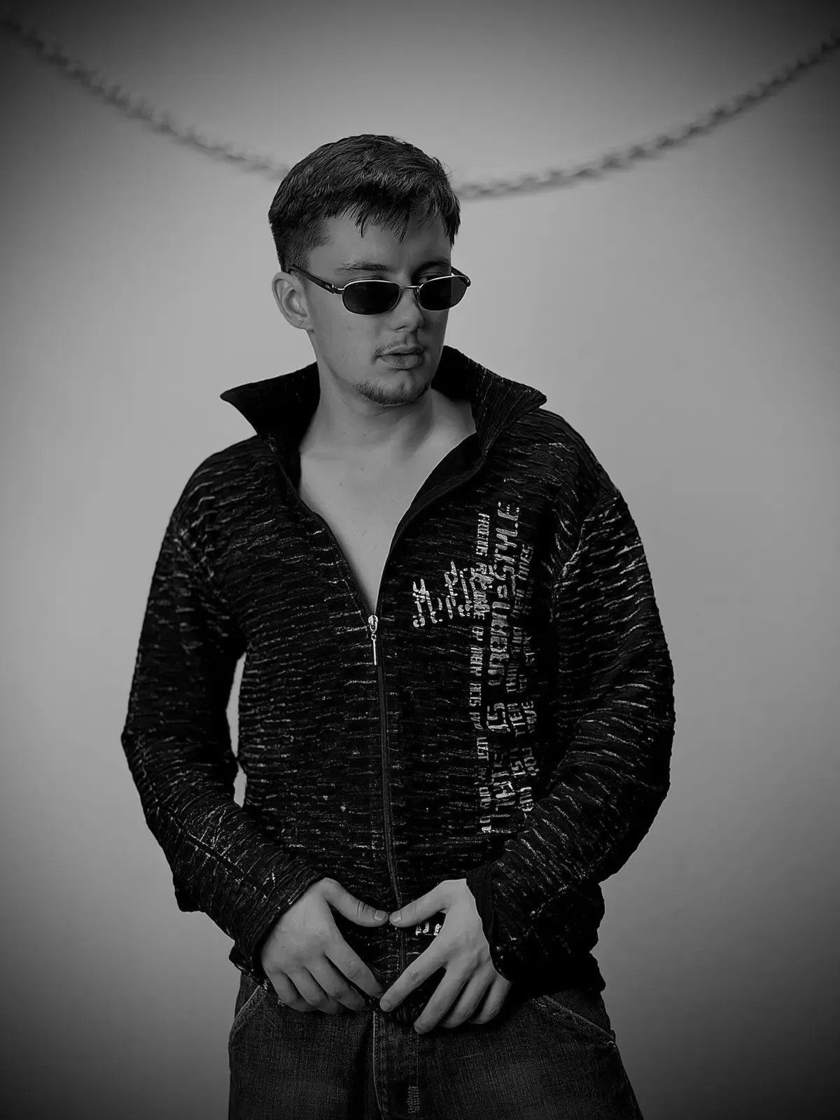 Designer × Vintage VINTAGE SWEATER AVANT GARDE IF SIX WAS NINE STYLE GOTHIC Size US L / EU 52-54 / 3 - 1 Thumbnail