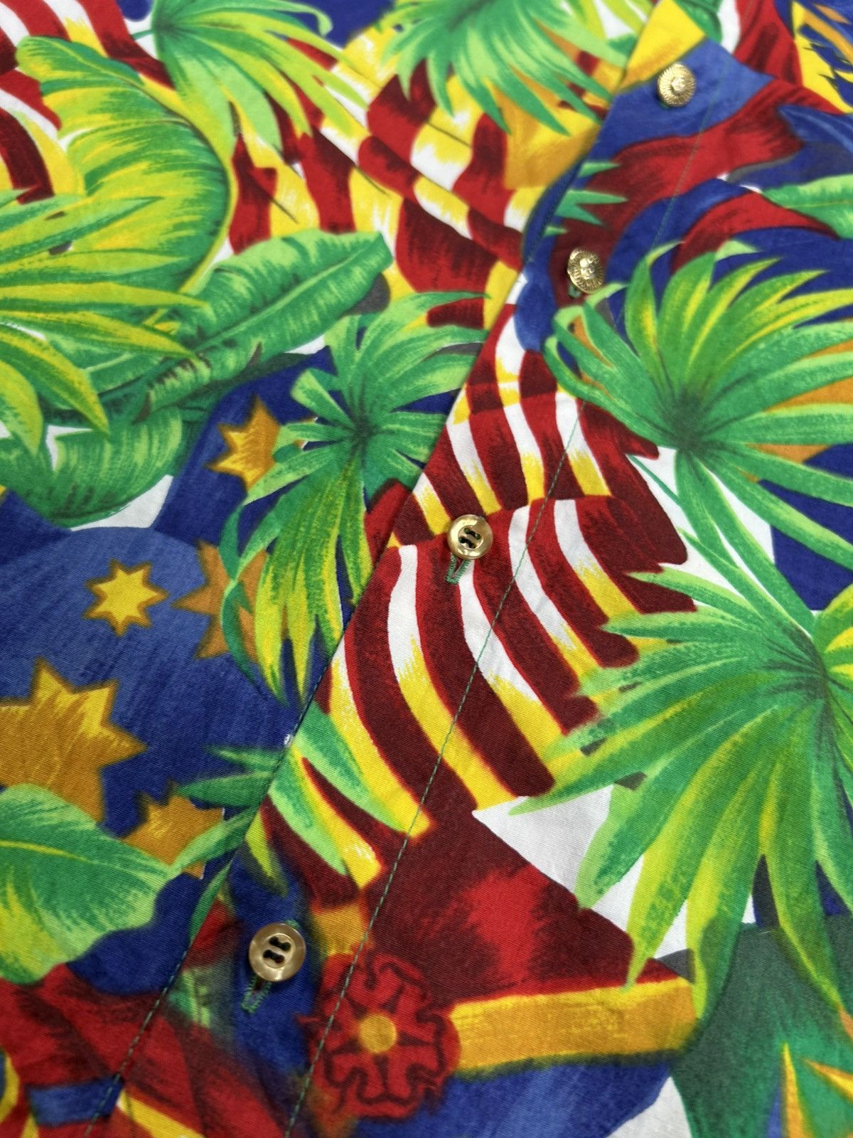 Versace Jeans Couture Vintage Versace Jeans Couture Aloha Shirt Size US L / EU 52-54 / 3 - 7 Thumbnail