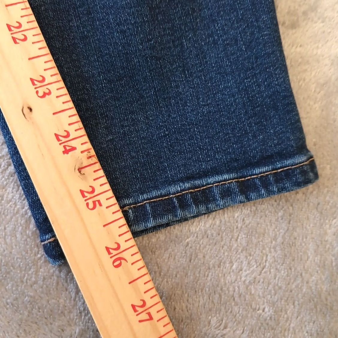 Lucky Brand Lucky Brand Skinny Ava Jeans - Womens Size 6/28 Blue Dark Wash 26x26 Mid Rise - Vintage - No Size 28" / US 6 / IT 42 - 5 Thumbnail