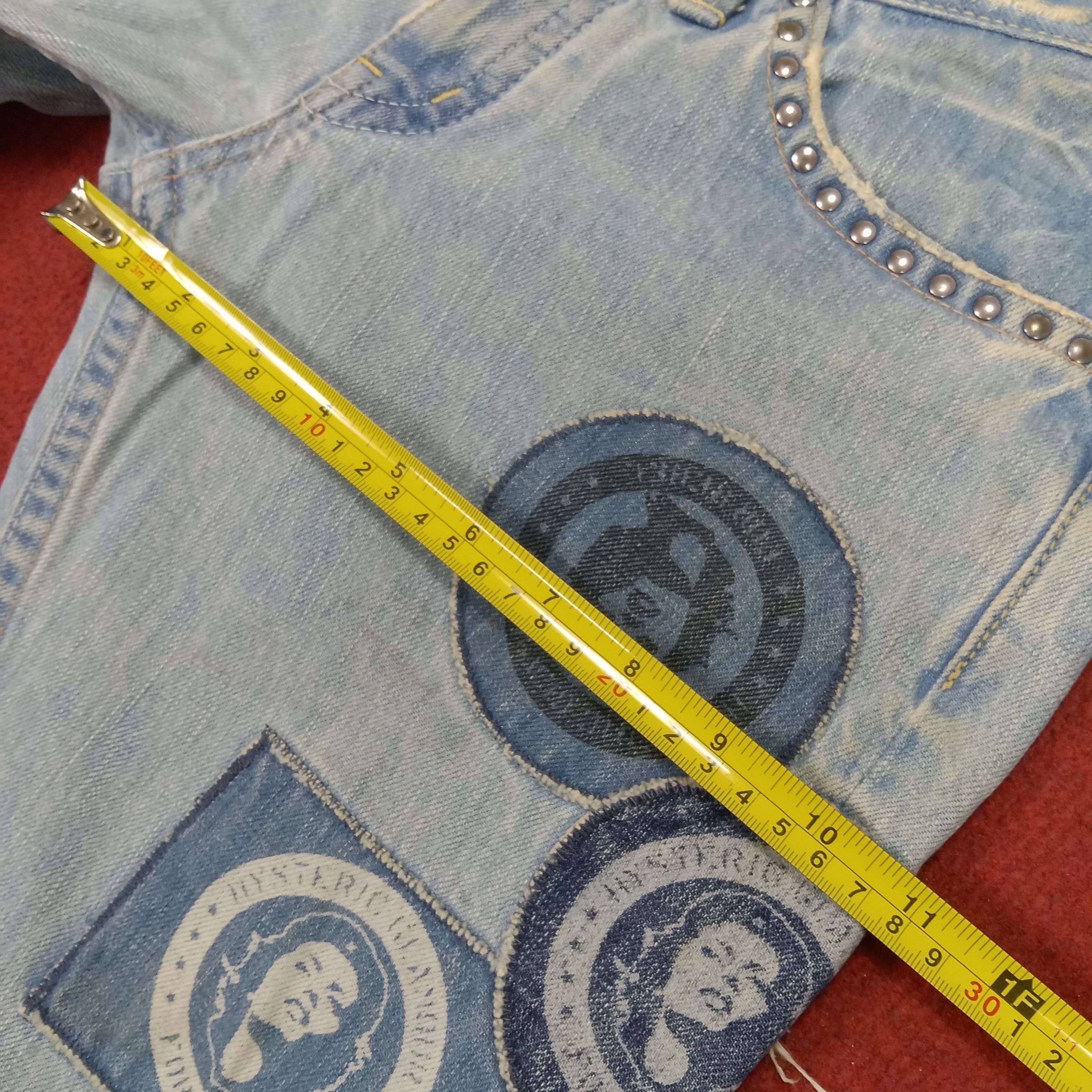Hysteric Glamour Hysteric Glamour Jeans Rare Design Fashion Style Size 29" - 9 Thumbnail