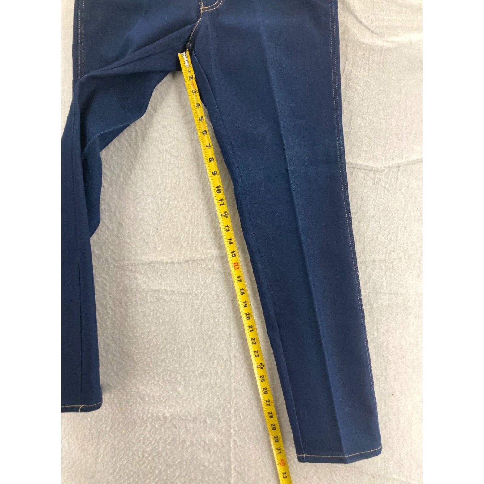 Lee VINTAGE Lee Jeans Womens 12 Short Mom Fit High Rise 28X30 USA Made Denim Blue Jeans | Lee | Vintage 80s Women's 12 Short High Rise Jeans Size 34" / US 12 / IT 48 - 5 Thumbnail